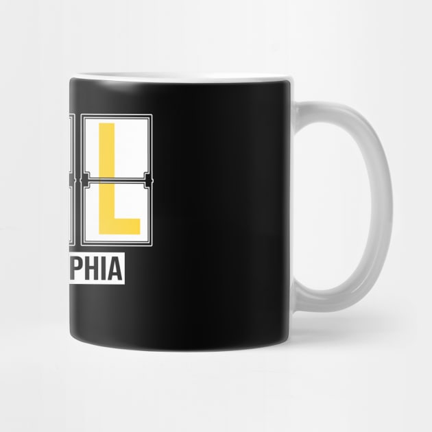 PHL - Philadelphia Airport Code Souvenir or Gift Shirt by HopeandHobby